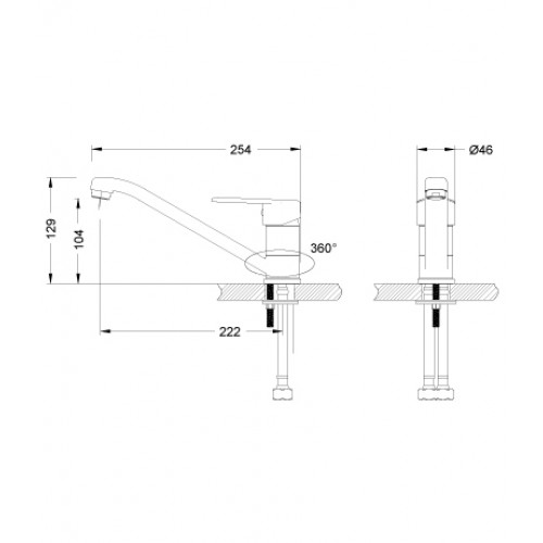 Купить Смеситель LEMARK LM0304C Смеситель Point для кухни — Фото 2
