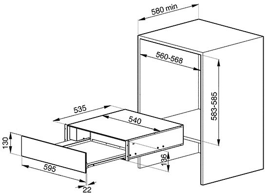 Купить Подогреватель посуды SMEG CTP15X — Фото 2
