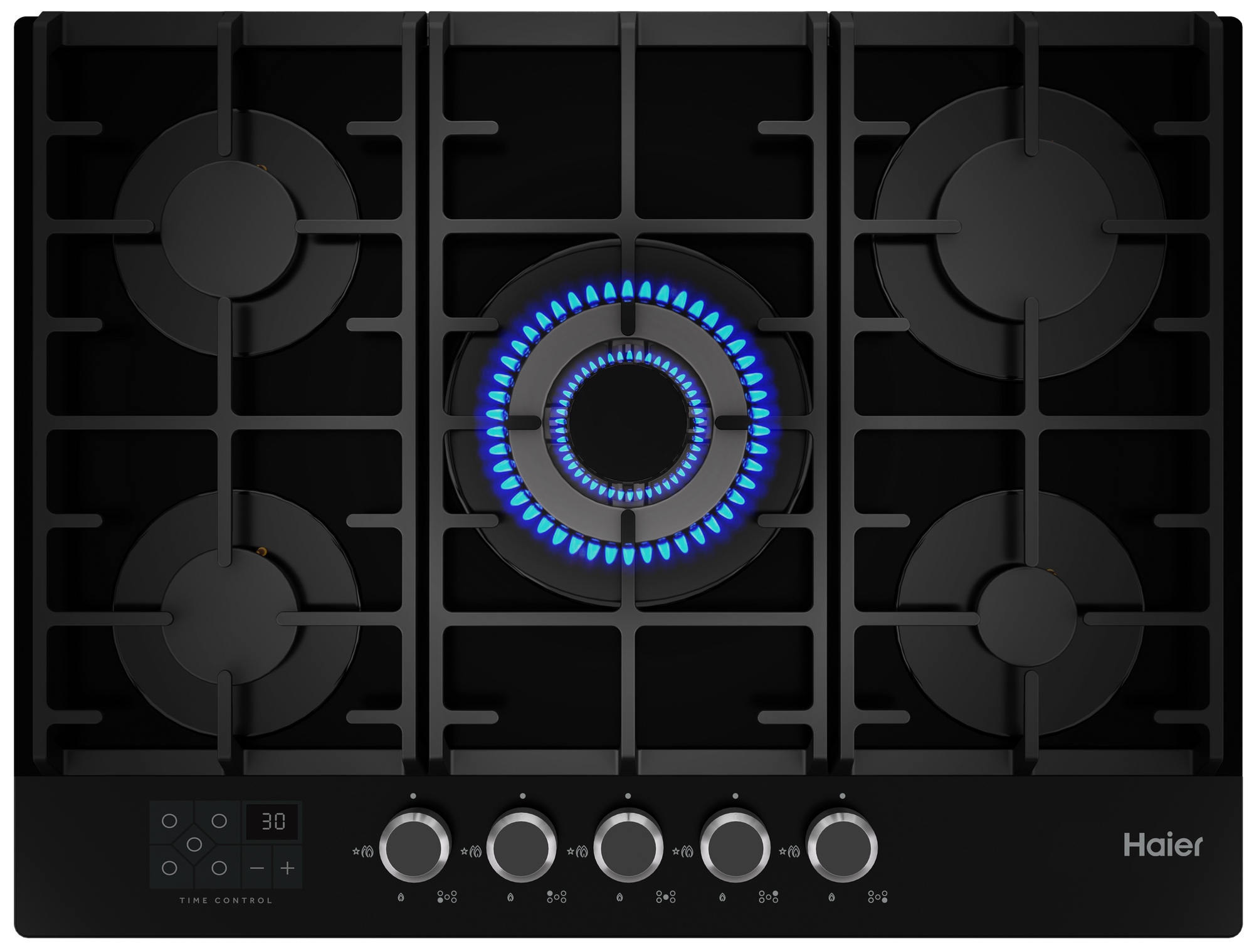Газовая варочная панель Haier HHX-G75CWSB																		 — описание, фото, цены в интернет-магазине PT Stores