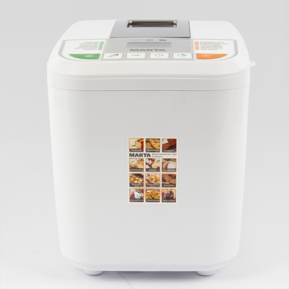 Хлебопечь MARTA MT-1784 белый жемчуг																		 — описание, фото, цены в интернет-магазине PT Stores