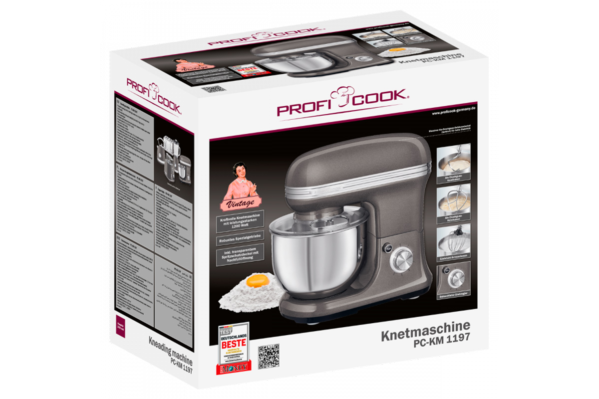 Купить Миксер Profi Cook PC-KM 1197 anthrazit — Фото 7