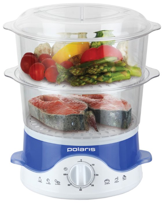 Пароварка POLARIS PFS0213																		 — описание, фото, цены в интернет-магазине PT Stores