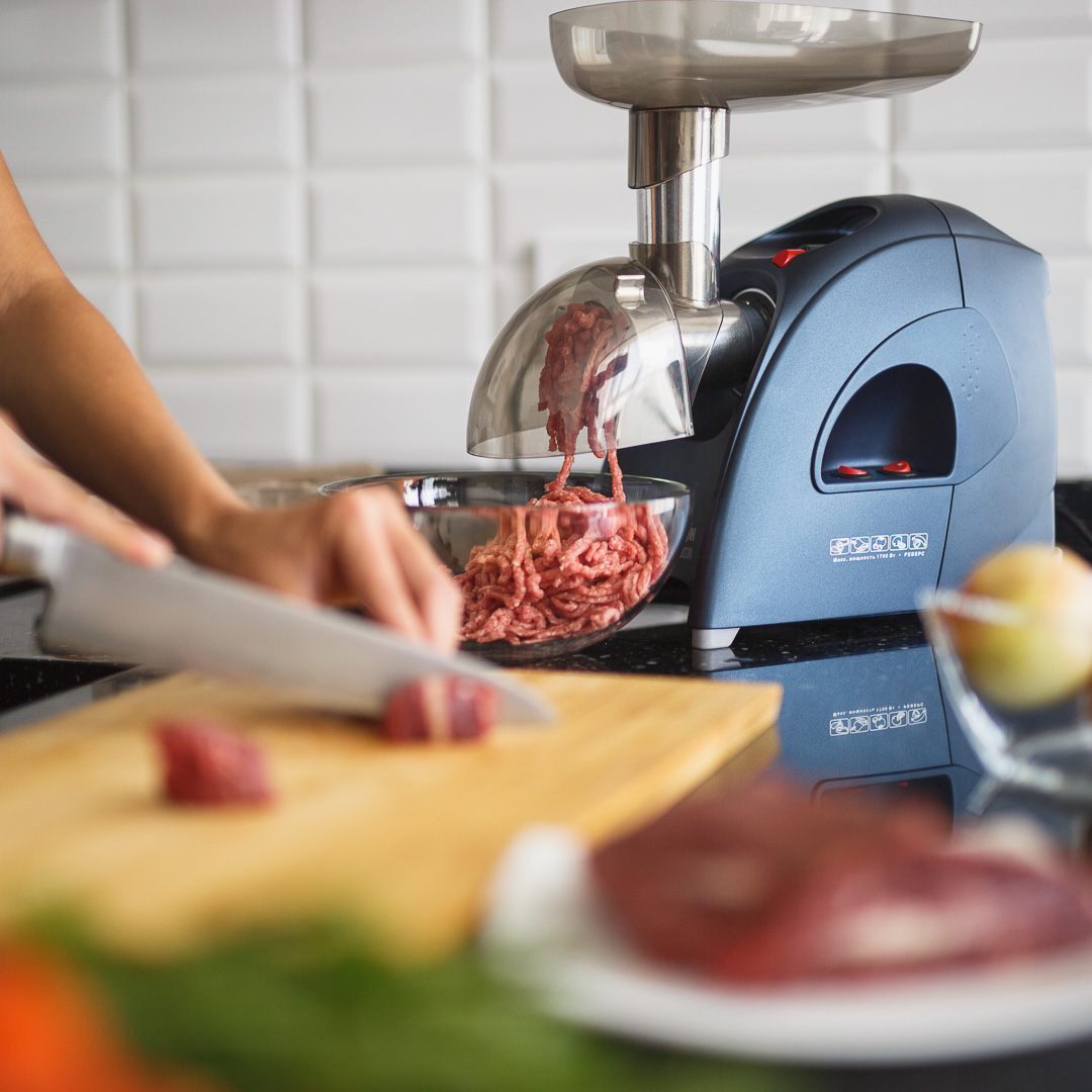 Купить Мясорубка Аксион М 41.00 Синий — Фото 4