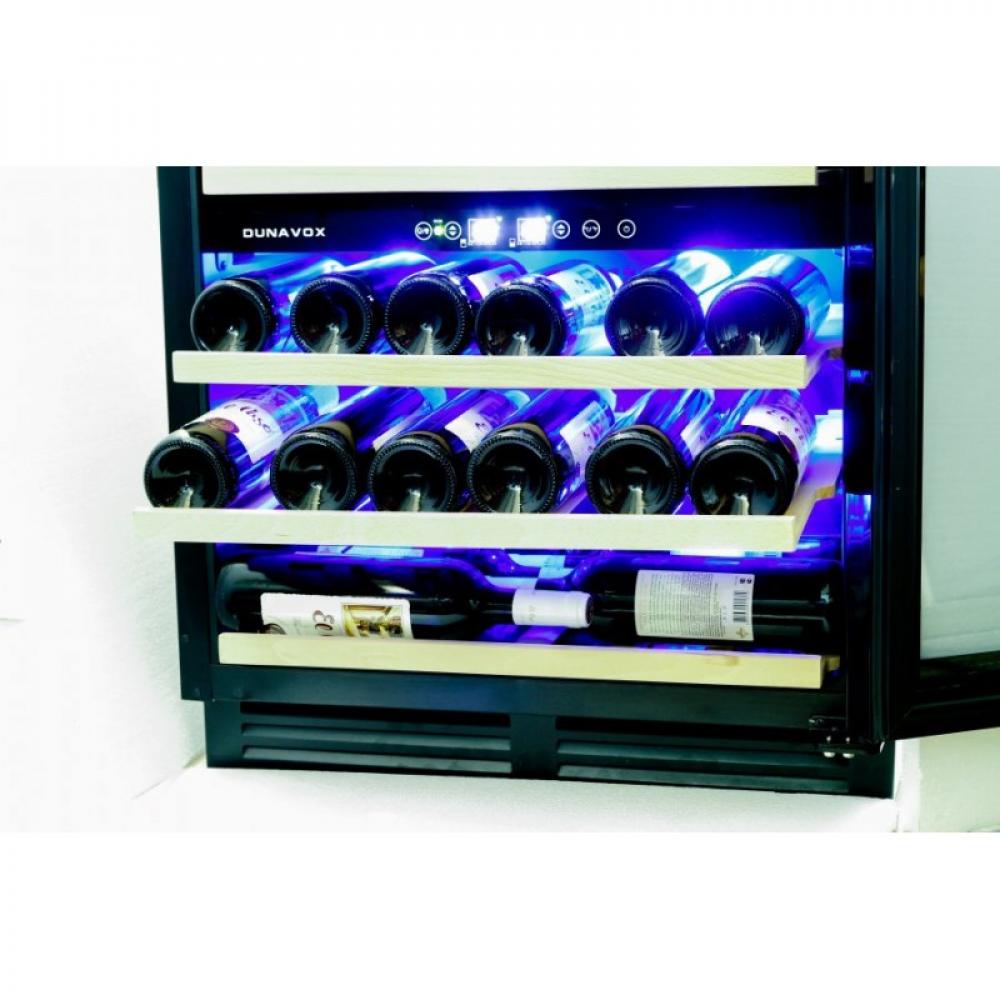 Купить Встраиваемый винный шкаф DUNAVOX DX-51.150DBK/DP — Фото 7