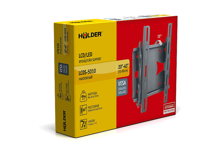 Купить Кронштейн HOLDER LCDS-5010 METALLIC — Фото 3