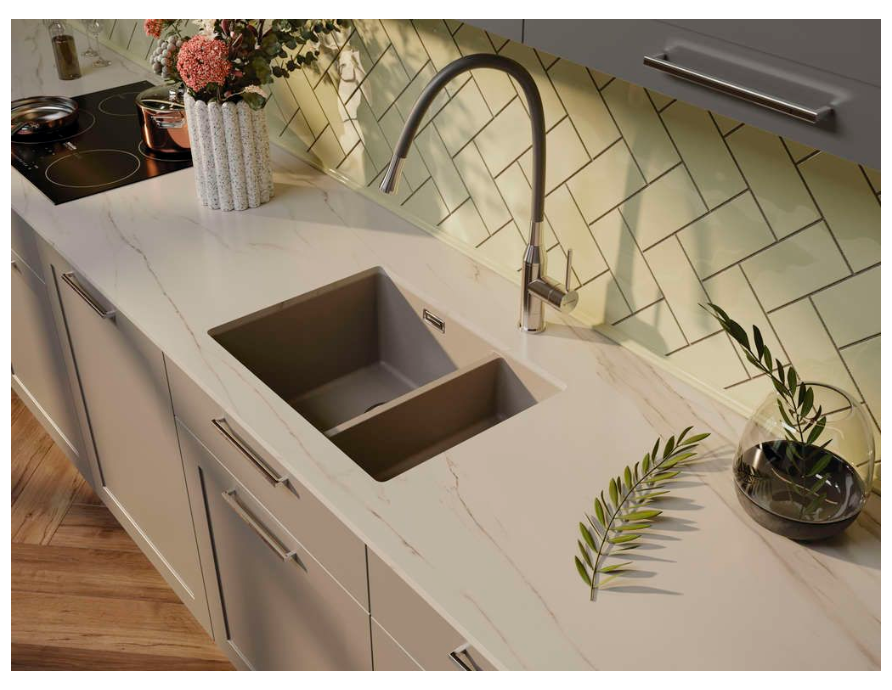 Купить Мойка OMOIKIRI Kata 55-2-U-BL Artgranit/черный — Фото 3