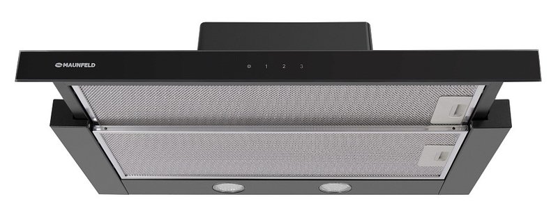Купить Вытяжка встраиваемая MAUNFELD OUSE TOUCH 60 черный/ЧЕРНОЕ стекло — Фото 3