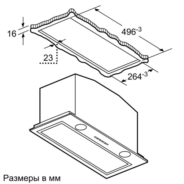 Купить Вытяжка встраиваемая Neff D 55ML66N0 — Фото 3