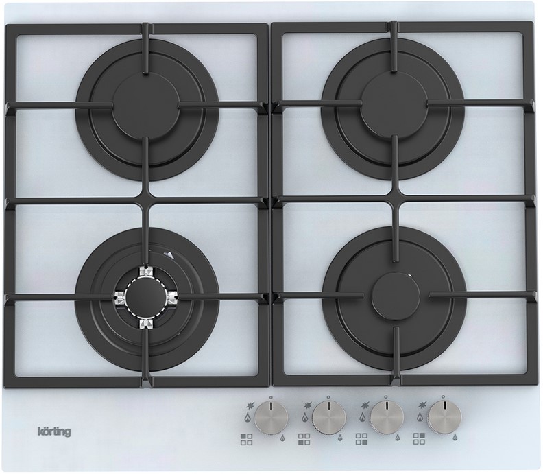 Газовая варочная панель KORTING HGG 6722 CTW																		 — описание, фото, цены в интернет-магазине PT Stores