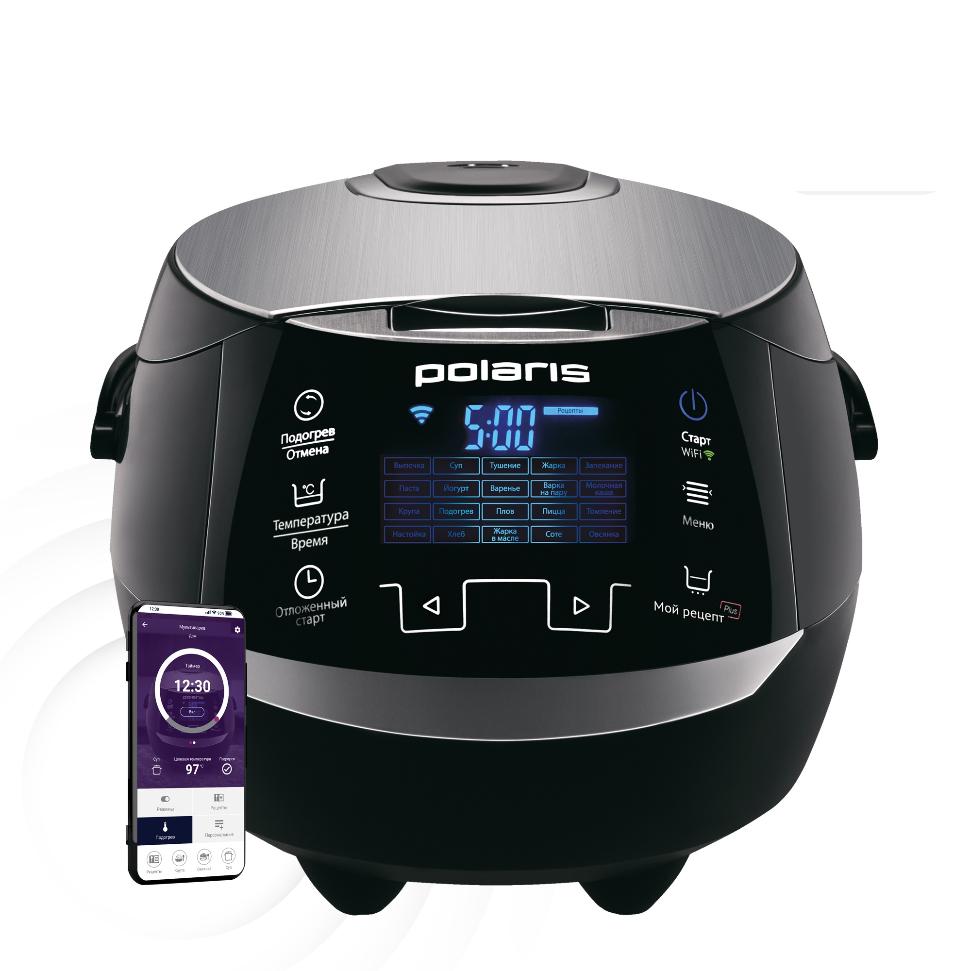 Мультиварка POLARIS PMC 0530 Wi Fi IQ Home																		 — описание, фото, цены в интернет-магазине PT Stores