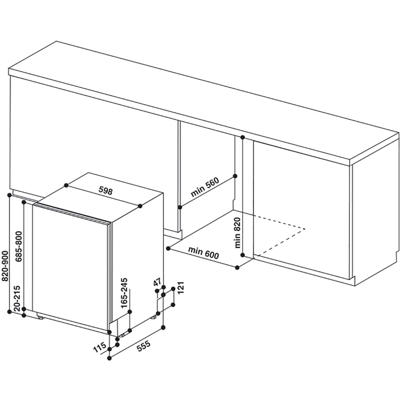 Купить Встраиваемая посудомоечная машина Indesit DIC 3C24 AC S — Фото 2