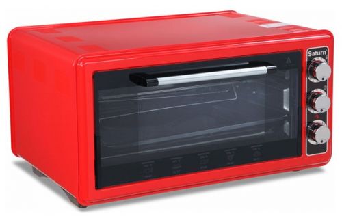 Мини-печь SATURN ST-EC 1074 Red																		 — описание, фото, цены в интернет-магазине PT Stores