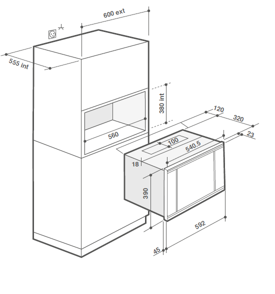 Купить Встраиваемая СВЧ печь DE DIETRICH DME7120X — Фото 2
