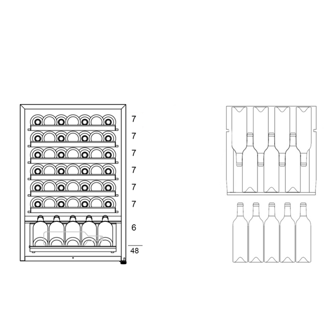 Купить Винный шкаф DUNAVOX DXFH-48.130 — Фото 5