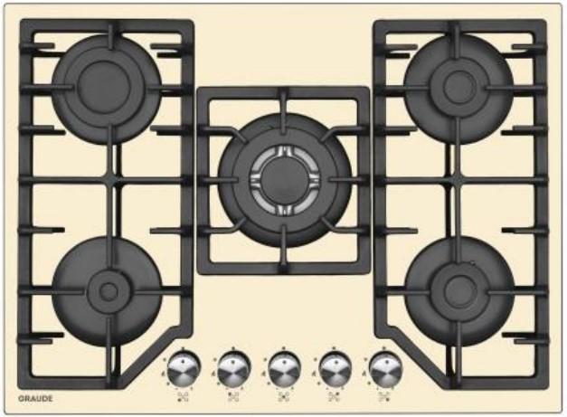 Газовая варочная панель GRAUDE GS 70.1 C																		 — описание, фото, цены в интернет-магазине PT Stores