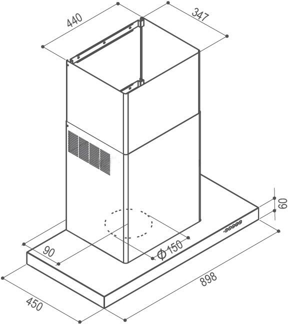 Купить Купольная вытяжка FABER LUFT X A90 — Фото 2