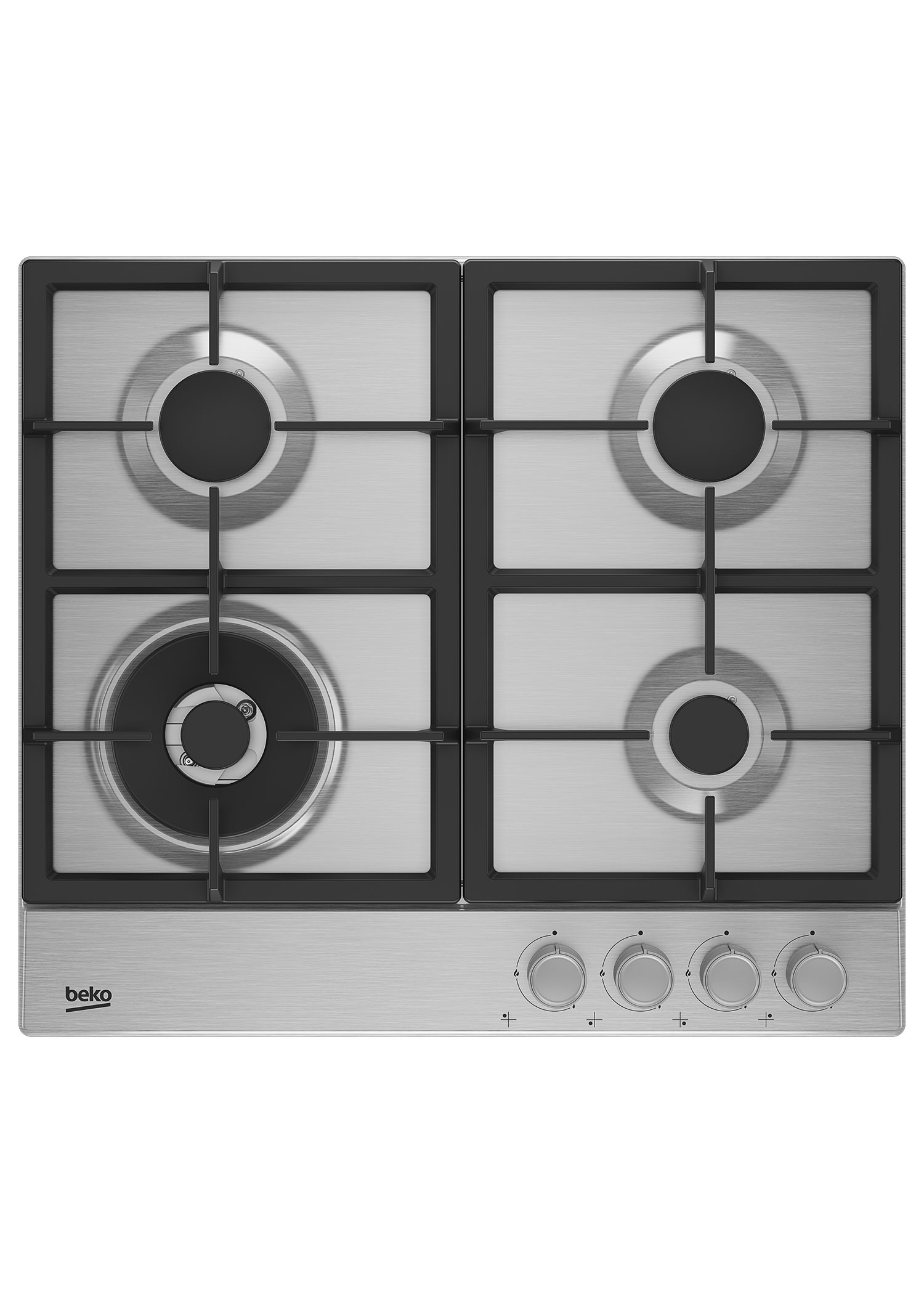 Газовая варочная панель BEKO BHGM6422K5WX																		 — описание, фото, цены в интернет-магазине PT Stores