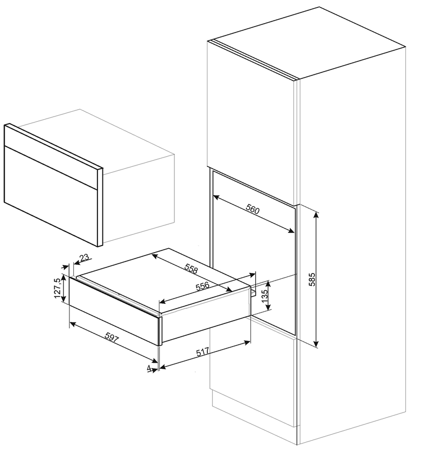 Купить Подогреватель посуды SMEG CPR815A — Фото 2