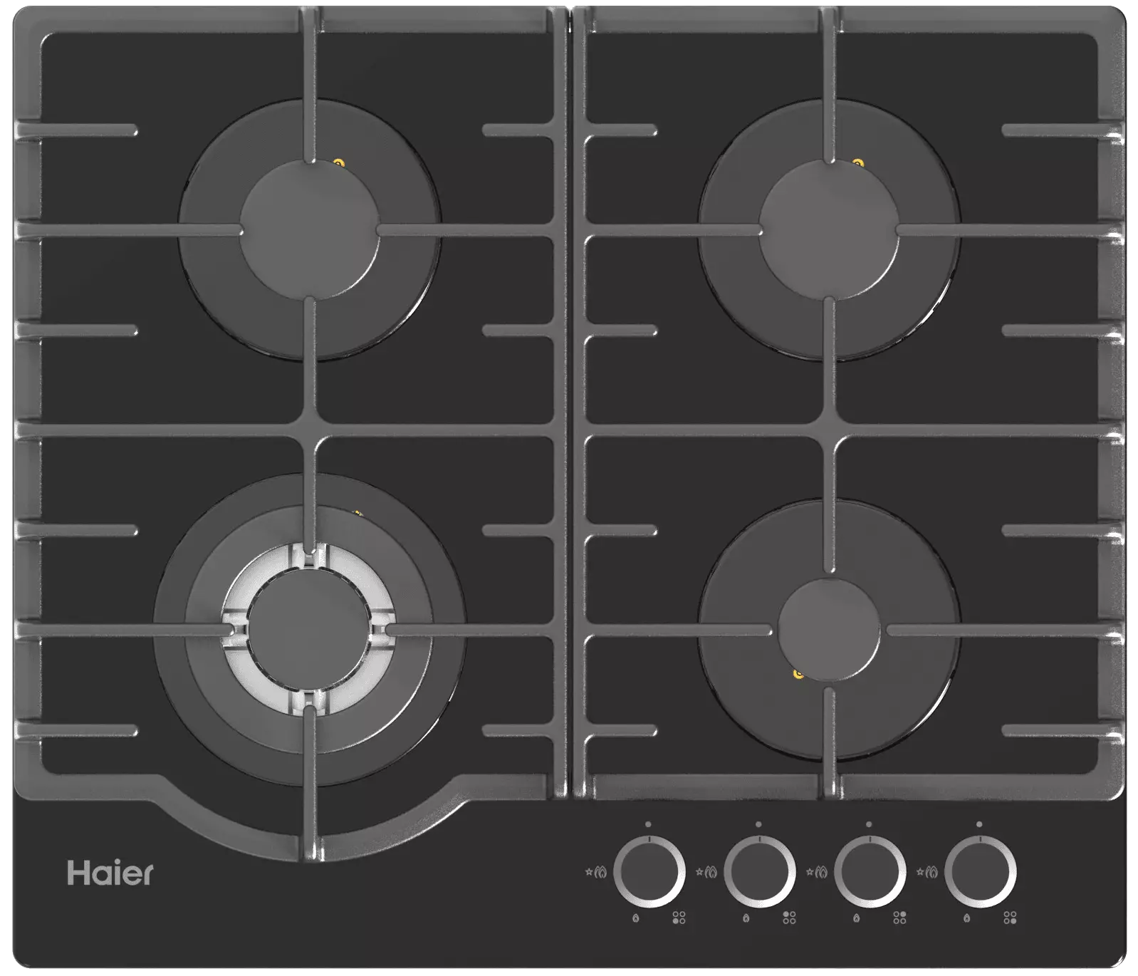 Газовая варочная панель Haier HHX-G64RFB																		 — описание, фото, цены в интернет-магазине PT Stores