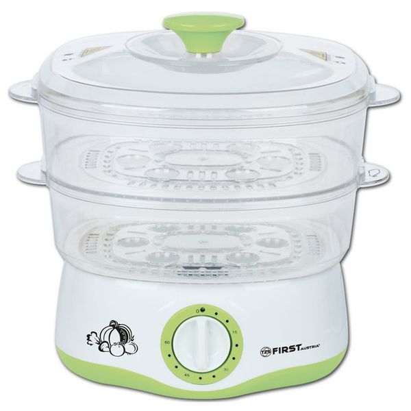 Пароварка FIRST FA-5100-1 Green																		 — описание, фото, цены в интернет-магазине PT Stores