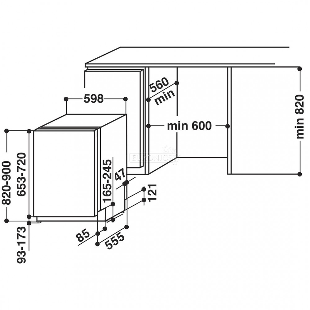 Купить Встраиваемая посудомоечная машина Whirlpool WIP 4O32 PG E — Фото 2