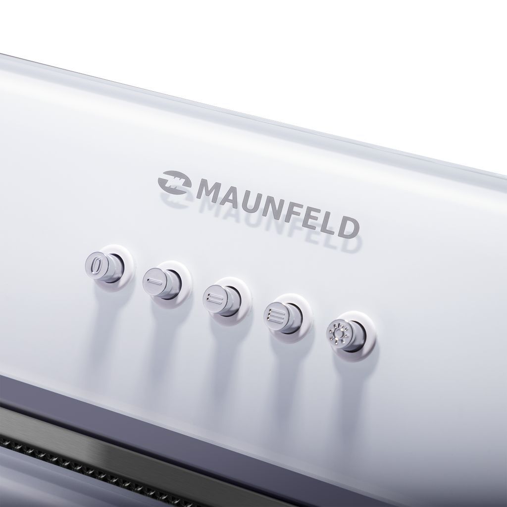 Купить Вытяжка встраиваемая MAUNFELD TRAPEZE 601GG белый — Фото 10