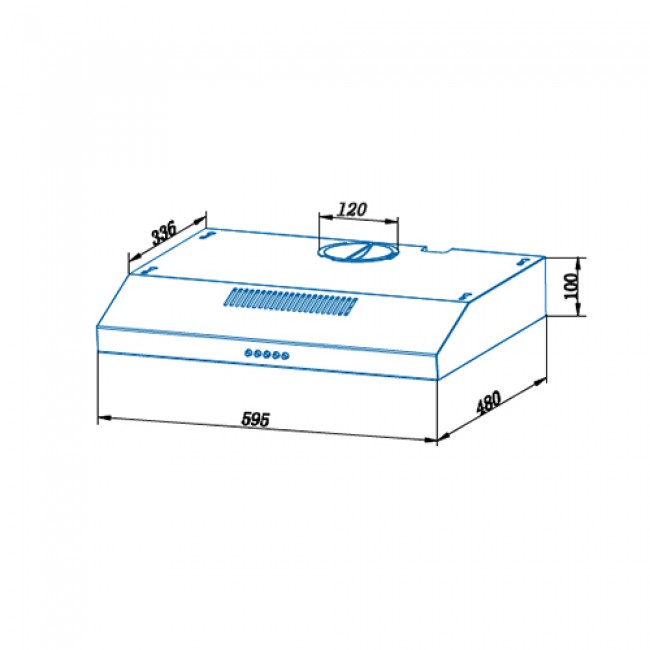 Купить Плоская вытяжка CATA C1-T 600 X — Фото 2