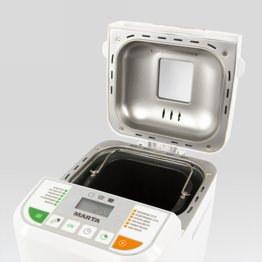 Купить Хлебопечь MARTA MT-1784 белый жемчуг — Фото 7