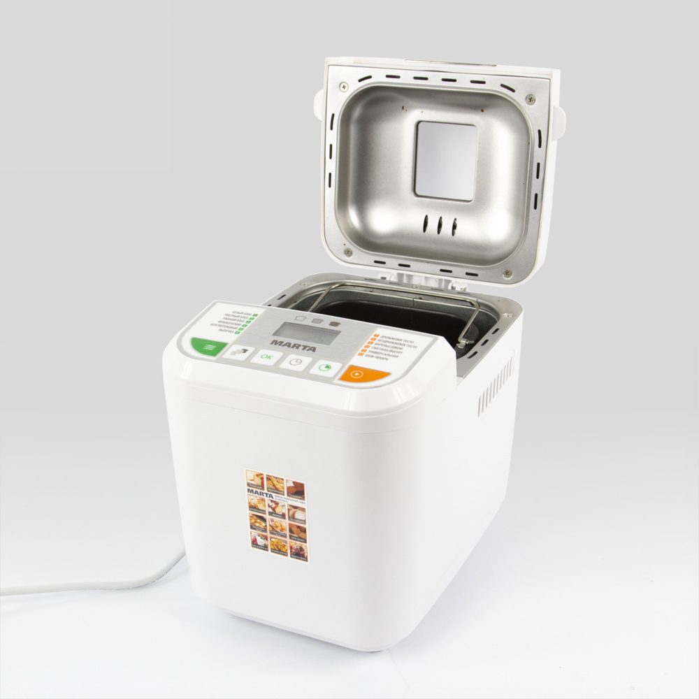 Купить Хлебопечь MARTA MT-1784 белый жемчуг — Фото 4