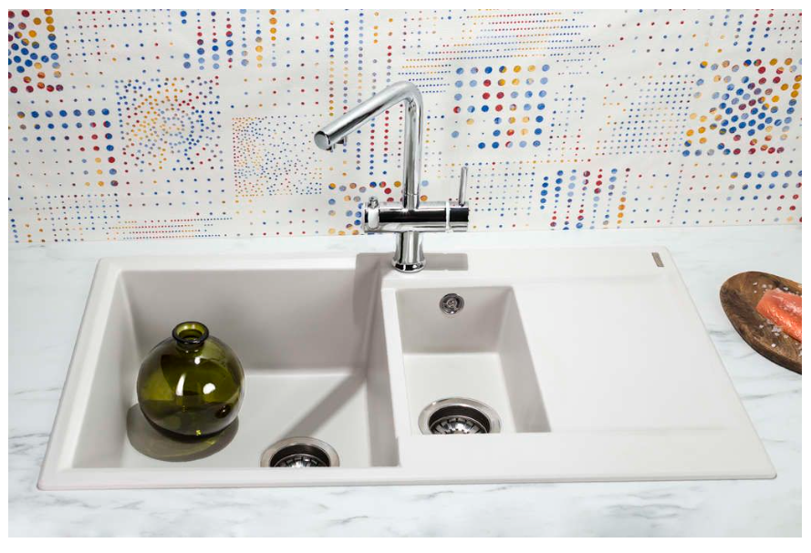 Купить Мойка OMOIKIRI Daisen 86-2-BE Artgranit/ваниль — Фото 3