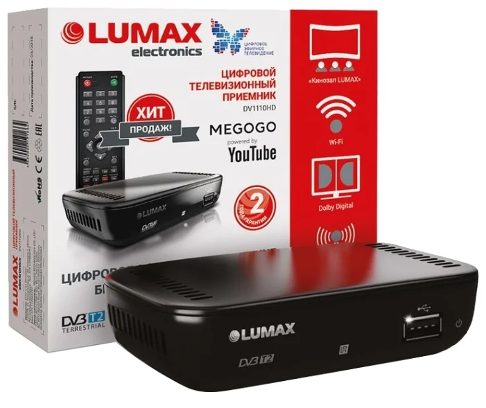 ТВ Тюнер LUMAX DV1110HD																		 — описание, фото, цены в интернет-магазине PT Stores