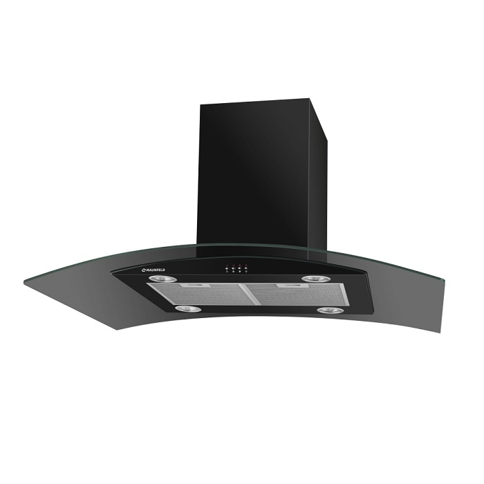 Островная вытяжка MAUNFELD ANCONA PlusA (ISLA) 90 черный/черное стекло																		 — описание, фото, цены в интернет-магазине PT Stores