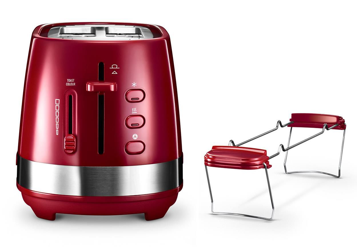 Тостер Delonghi CTLA 2103.R																		 — описание, фото, цены в интернет-магазине PT Stores