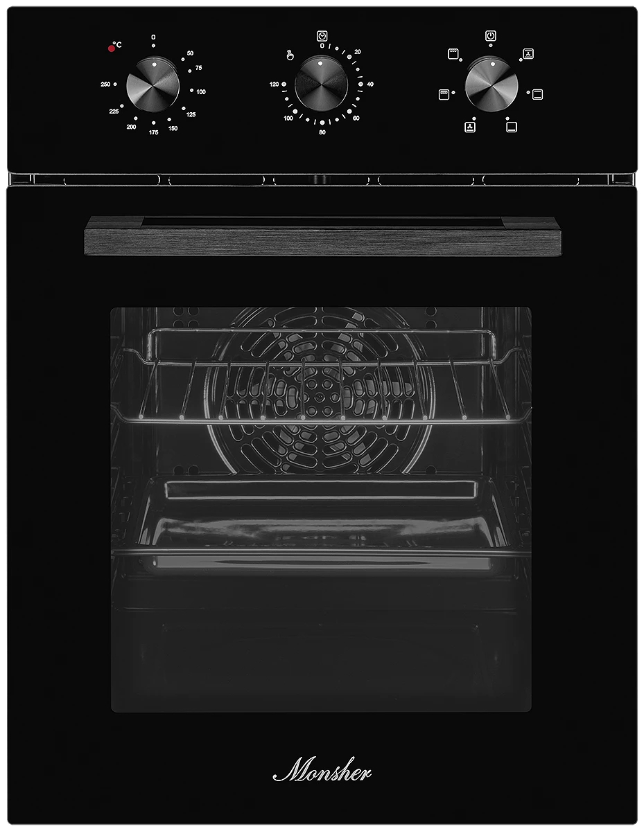 Электрический духовой шкаф Monsher MOE 4563 Noir																		 — описание, фото, цены в интернет-магазине PT Stores