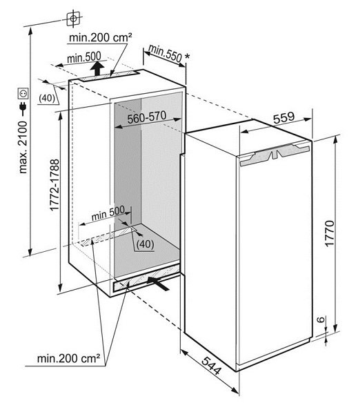 Купить Встраиваемый холодильник LIEBHERR IKB 3524 — Фото 4