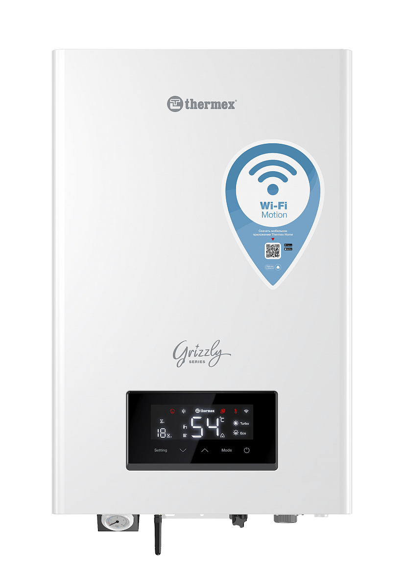 Водонагреватель проточный THERMEX Grizzly 5-12 Wi-Fi																		 — описание, фото, цены в интернет-магазине PT Stores