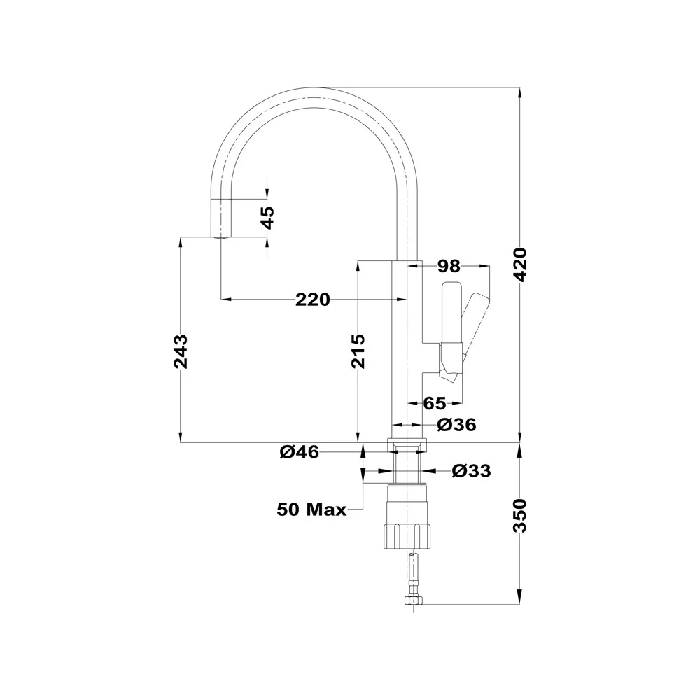 Купить Смеситель TEKA FOT 995 STONE GREY — Фото 5