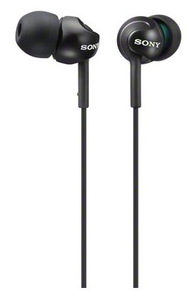 Наушники SONY MDR-EX110LP/B																		 — описание, фото, цены в интернет-магазине PT Stores