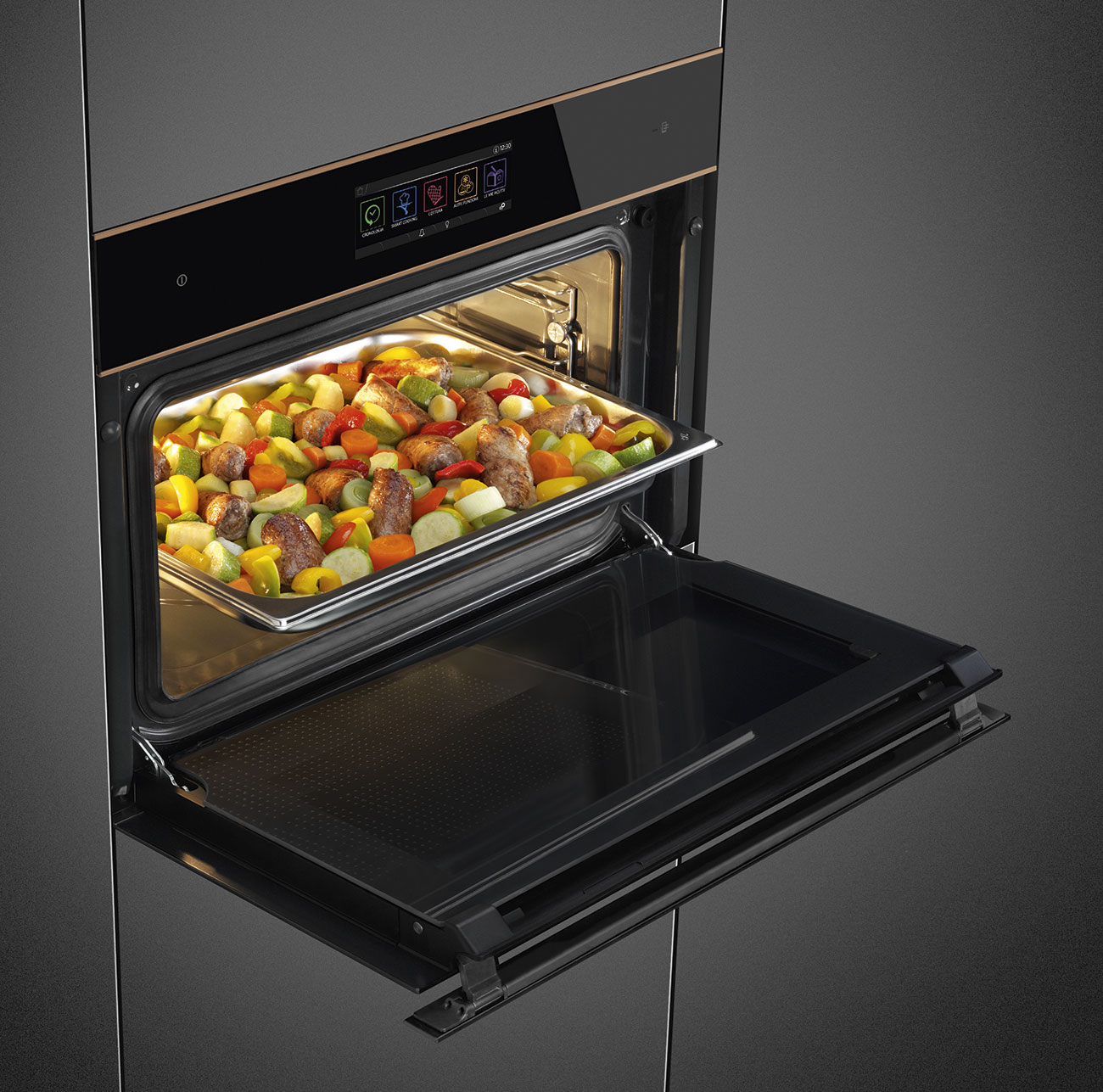 Купить Электрический духовой шкаф SMEG SF4606WVCPNR — Фото 7