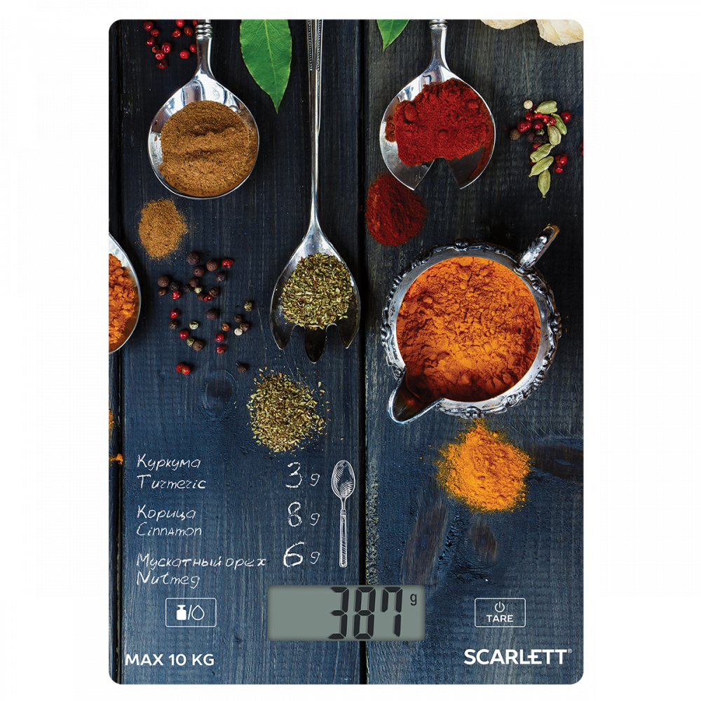 Кухонные весы Scarlett SC-KS57P68																		 — описание, фото, цены в интернет-магазине PT Stores
