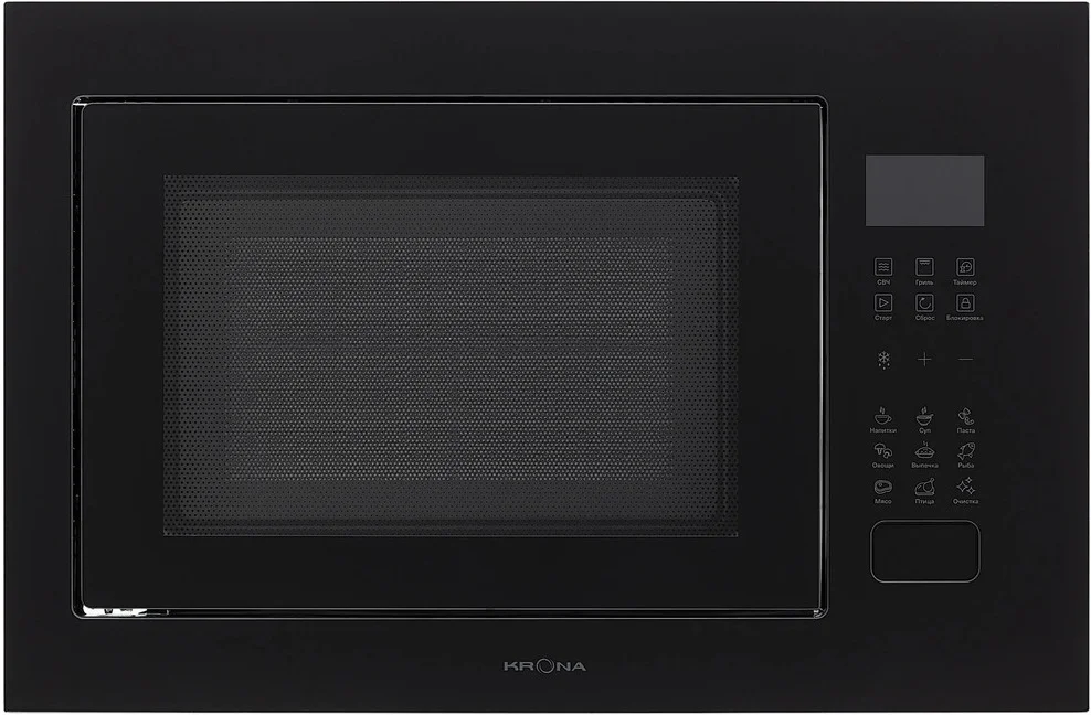 Встраиваемая СВЧ печь KRONA REIN 60 BL																		 — описание, фото, цены в интернет-магазине PT Stores