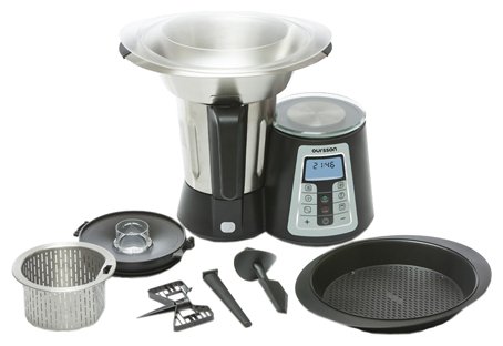 Купить Кухонный комбайн Oursson KP0600HSD/BS (Черно-серебристый) — Фото 2
