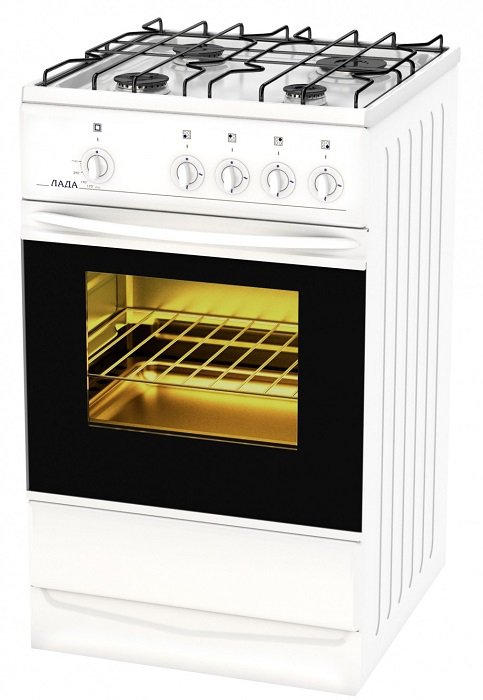 Газовая плита ЛАДА PR 14.120-03 W																		 — описание, фото, цены в интернет-магазине PT Stores