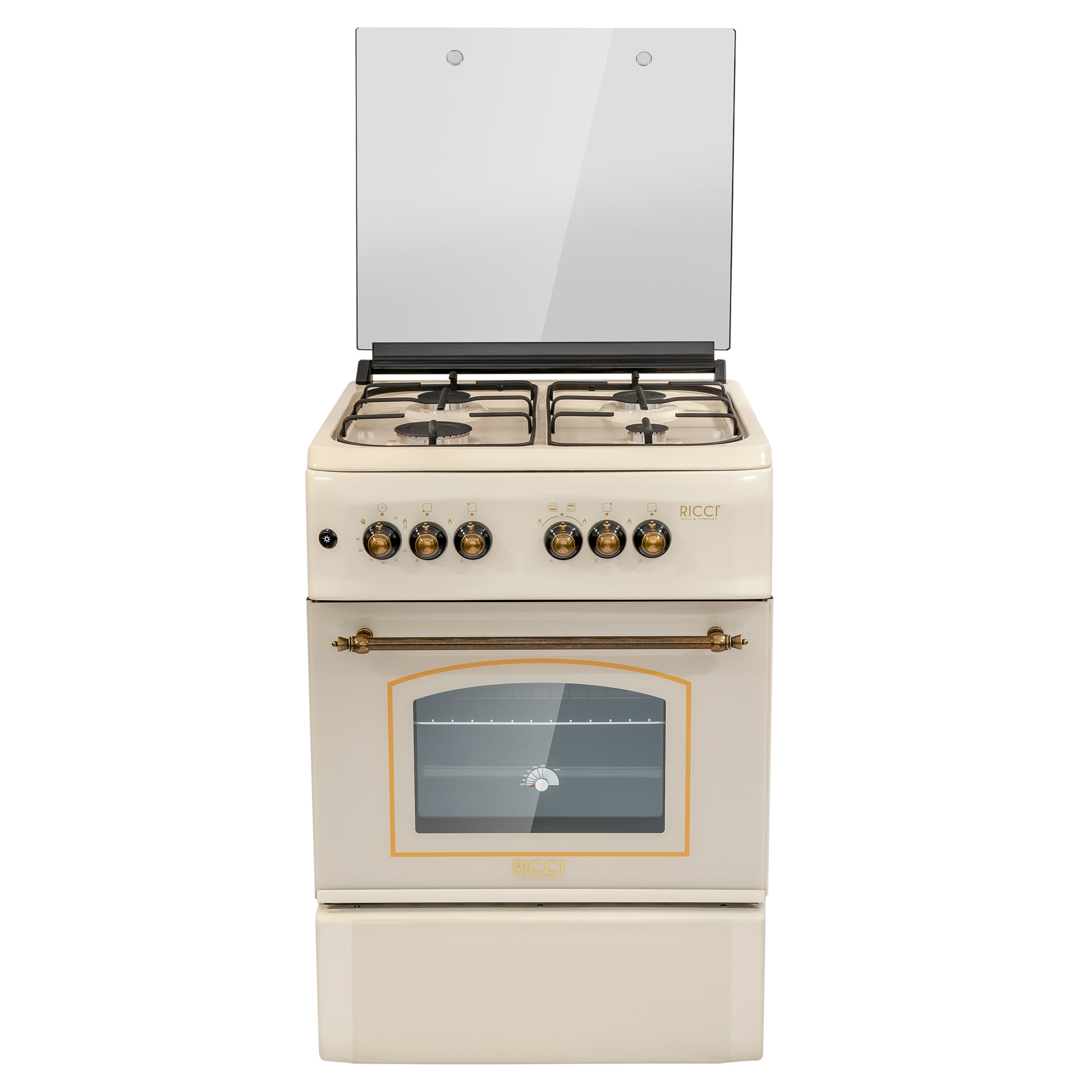 Газовая плита RICCI RGC 5703 BG																		 — описание, фото, цены в интернет-магазине PT Stores