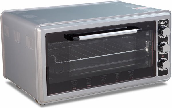 Мини-печь SATURN ST-EC 1077 Grey																		 — описание, фото, цены в интернет-магазине PT Stores