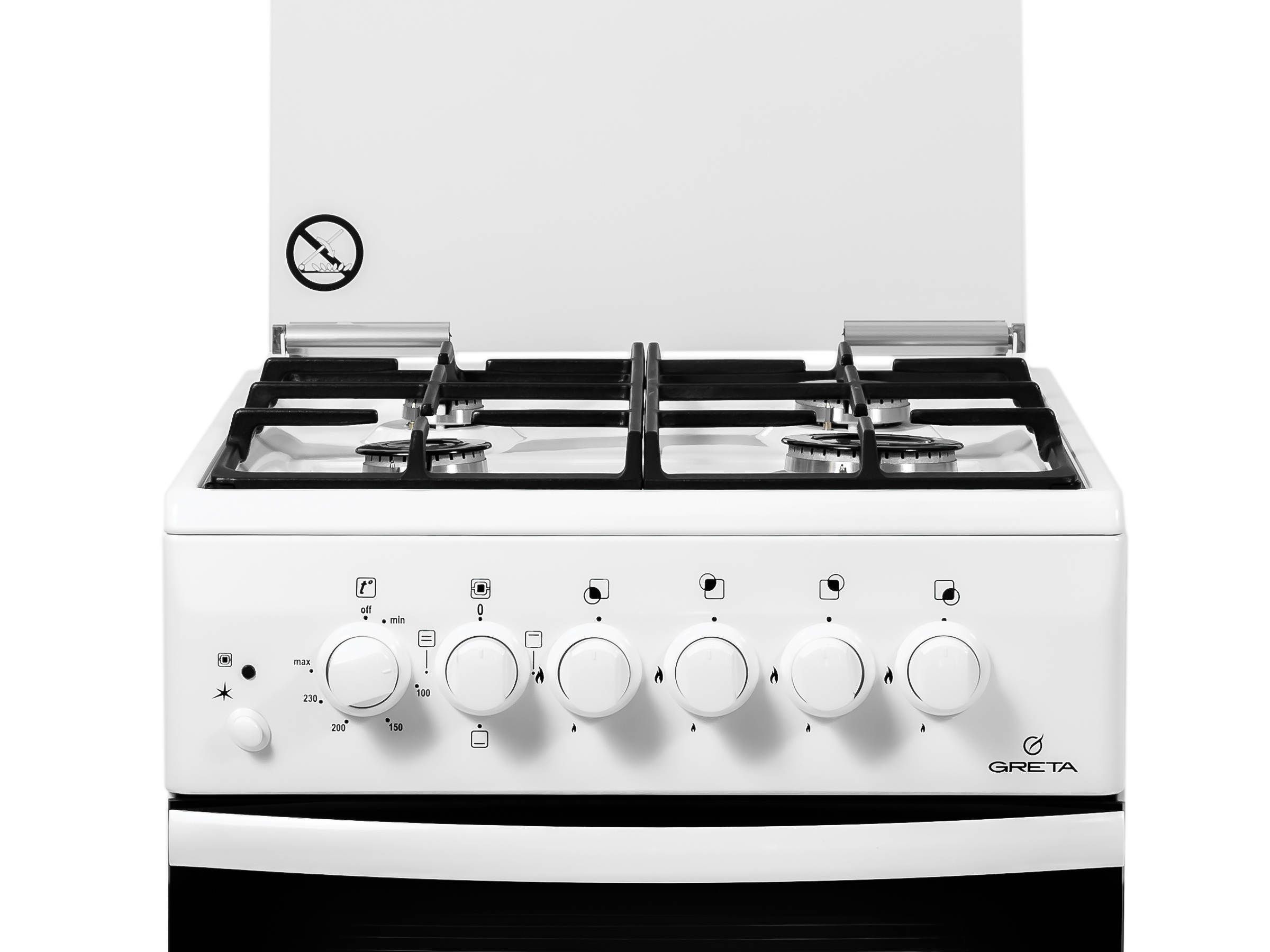 Купить Комбинированная плита Greta GE 5002 CG 38(W) — Фото 4
