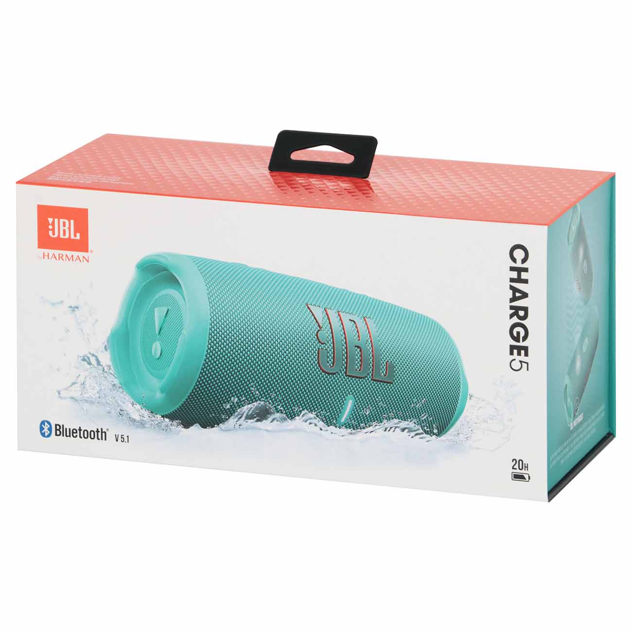 Купить Портативная акустика JBL CHARGE 5 бирюзовый — Фото 9