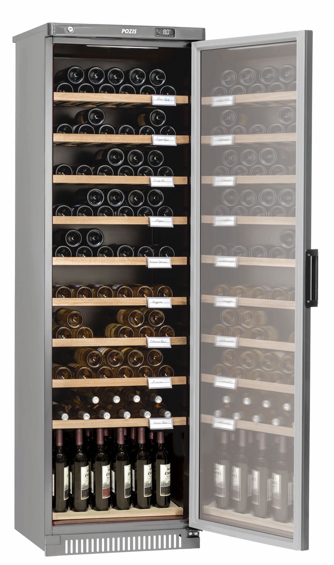 Купить Винный шкаф POZIS ШВ-120  серебристый — Фото 2