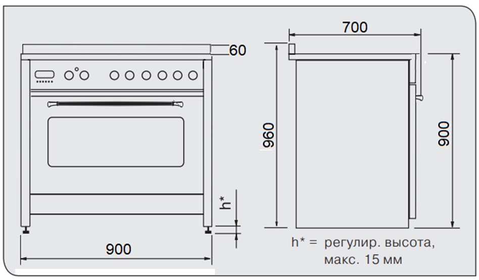 Купить Комбинированная плита MG ZBM 3399 C — Фото 4