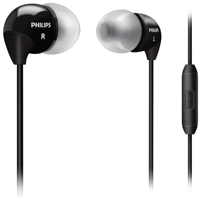 Наушники PHILIPS SHE3515BK/00																		 — описание, фото, цены в интернет-магазине PT Stores